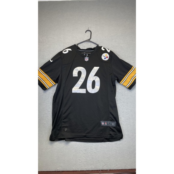 Pittsburgh Steelers Football Jersey Mens Large Black NFL Nike Le'Veon Bell 26 - Picture 1 of 12